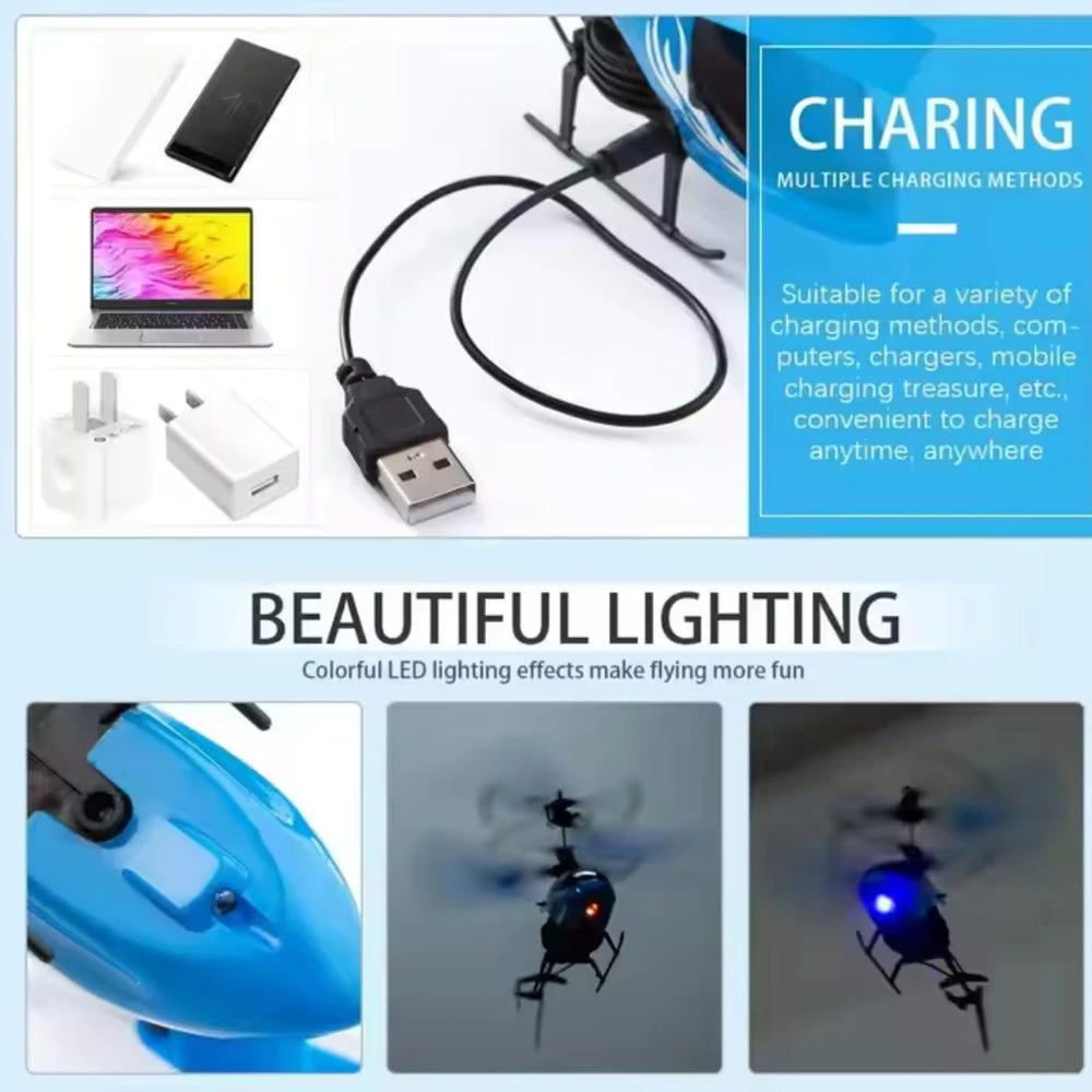 Gravity Sensor RC Helicopter