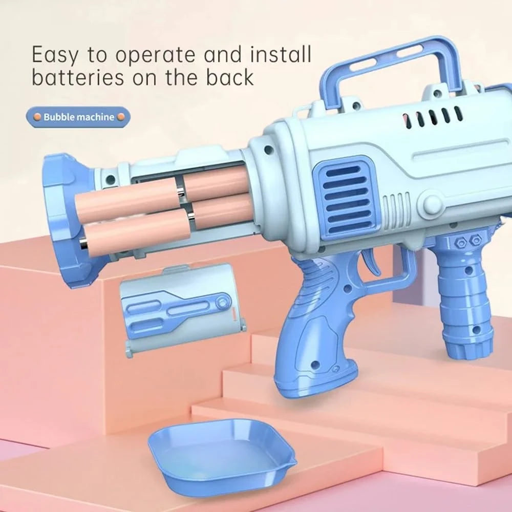 Multicolor Bubble Gun Toy