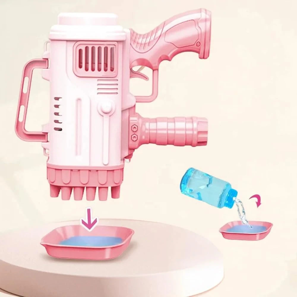 Multicolor Bubble Gun Toy