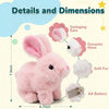 Walking Talking Plush Rabbit Toy