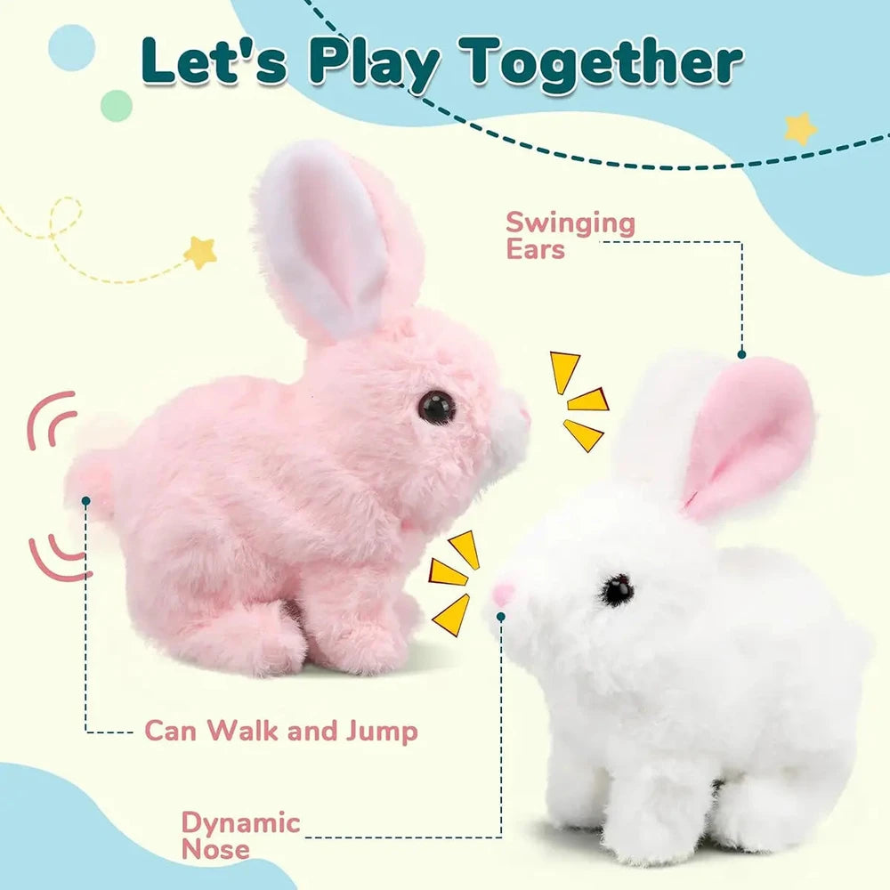 Walking Talking Plush Rabbit Toy