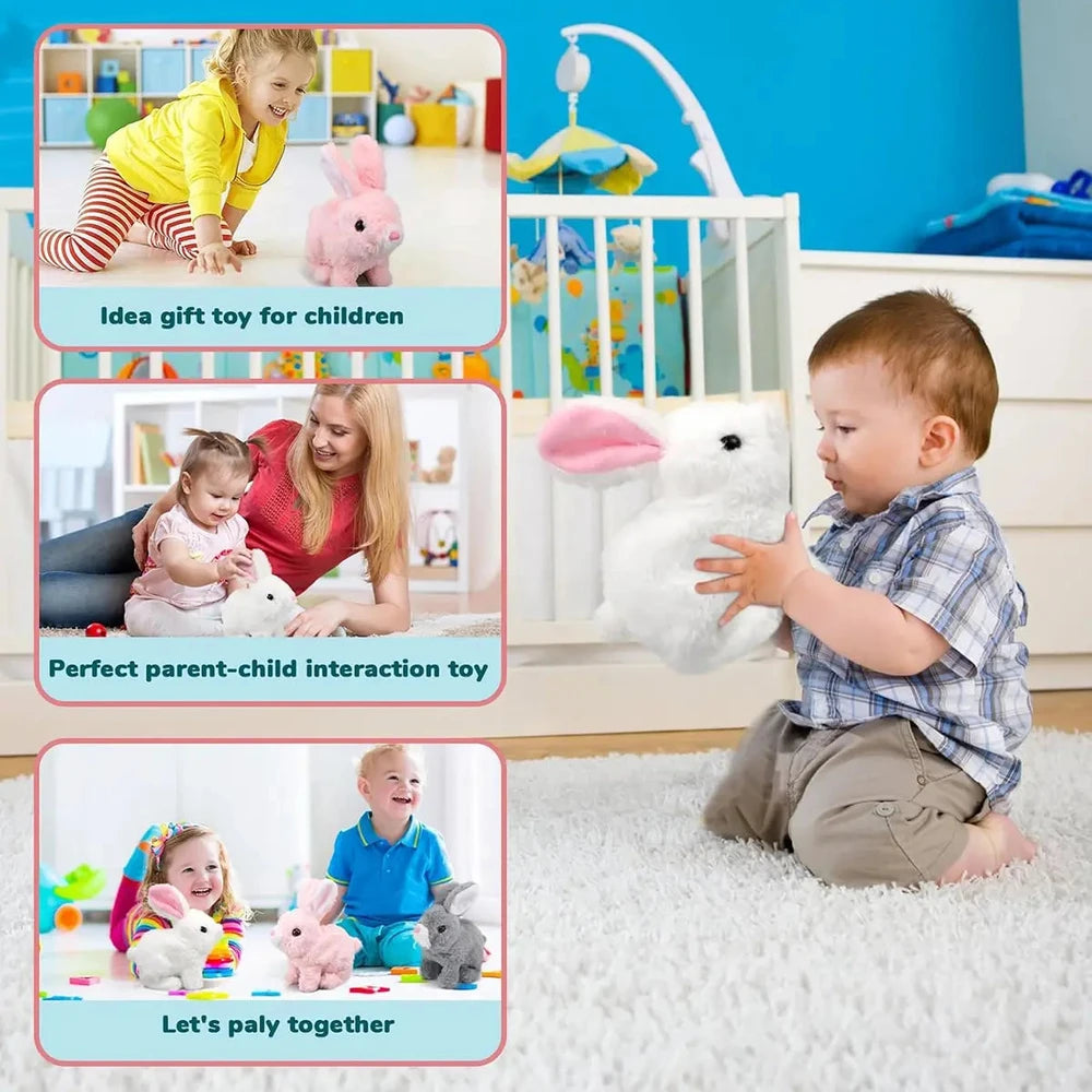 Walking Talking Plush Rabbit Toy